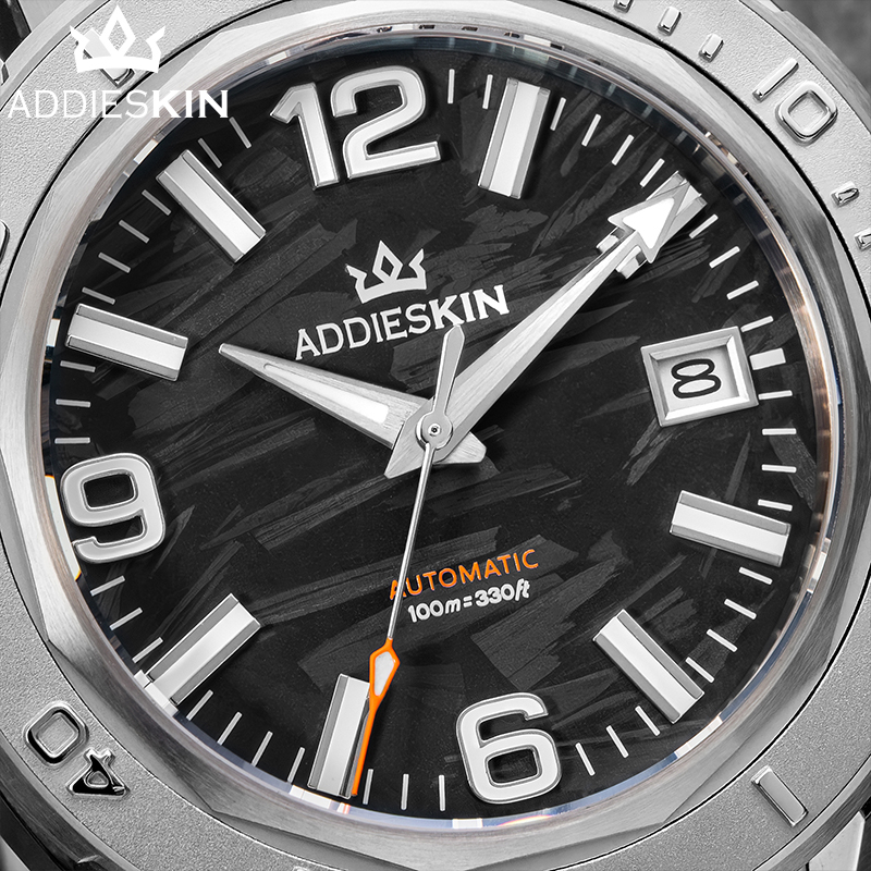 Luxury Watch Second Hand - AddiesKin Miyota9015 montre mécanique pour hommes,