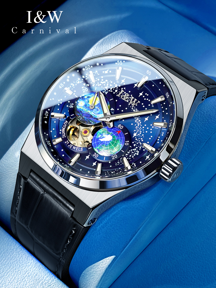 Luxury Watch Second Hand - CARNIVAL nouveau mouvement MIYOTA montre automatique