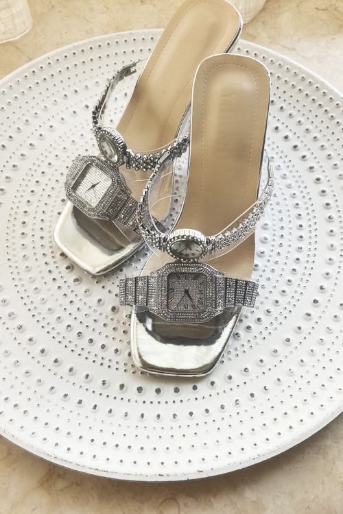 Luxury Watches - Sandales à talons hauts pour femmes,