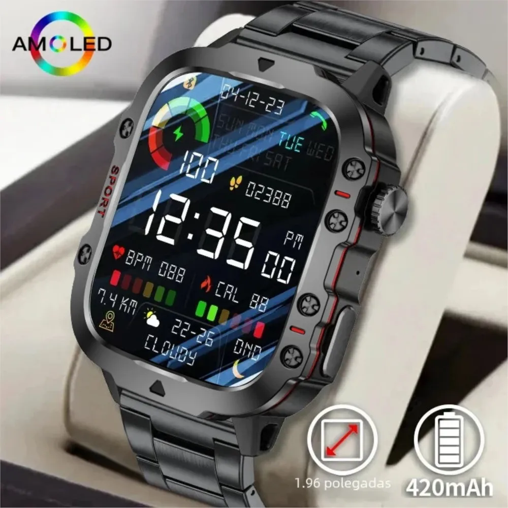 Compass Watch Luxury - Montres intelligentes militaires originales pour hommes,