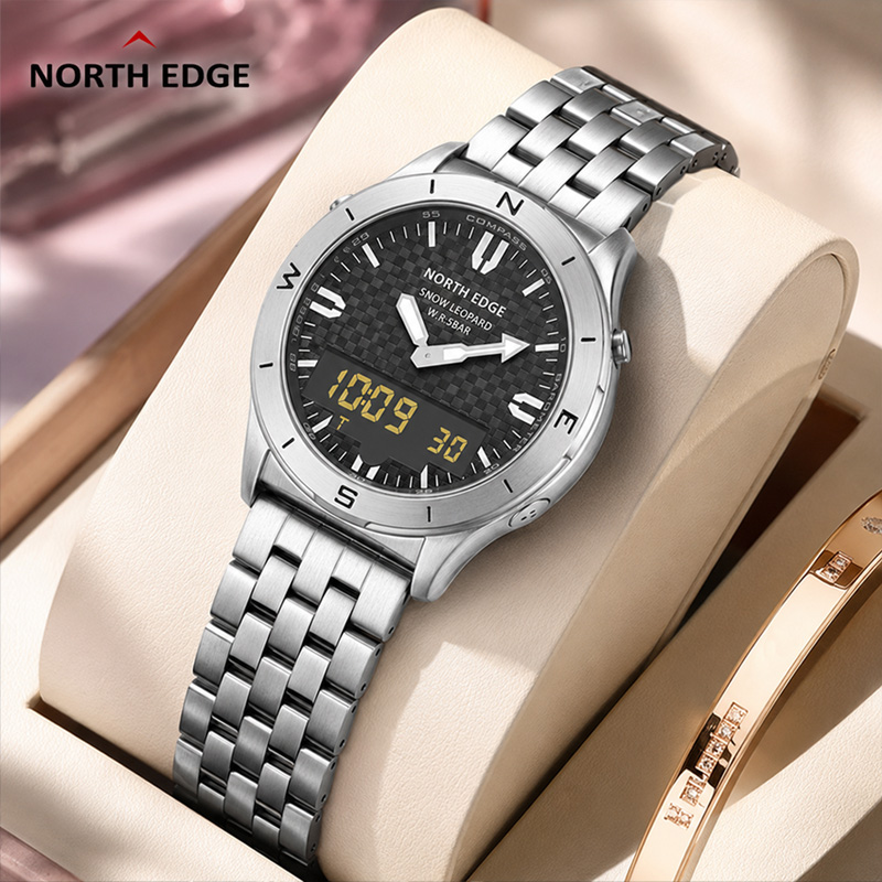 Compass Watch Luxury - Montres numériques de sport NORTH EDGE