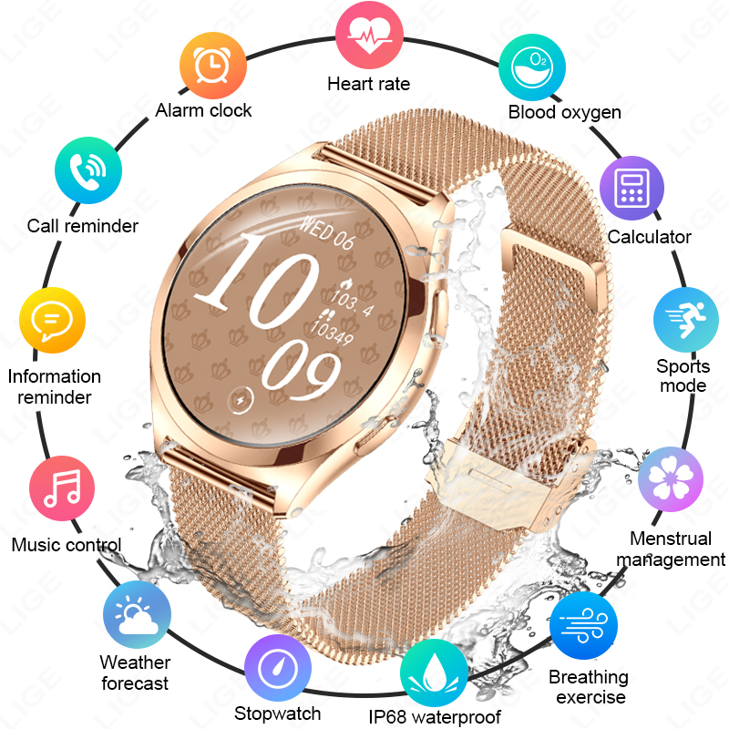 Compass Watch Luxury - Montre connectée de luxe LIGE pour
