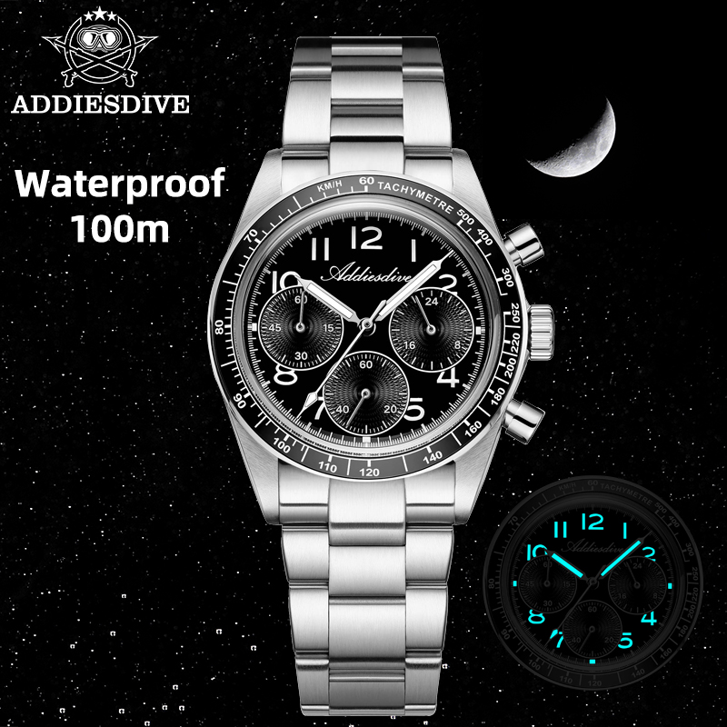 Luxury Watch Second Hand - Montres pour hommes ADDIESDIVE 2026, quartz,