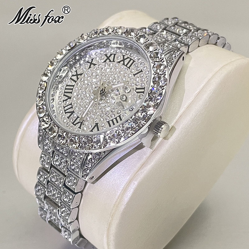 Luxury Watch And Jewelry Brand - MISSFOX-Montre-bracelet à quartz étanche pour femme,