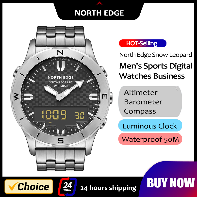 Compass Watch Luxury - NORTH EDGE montre numérique de sport