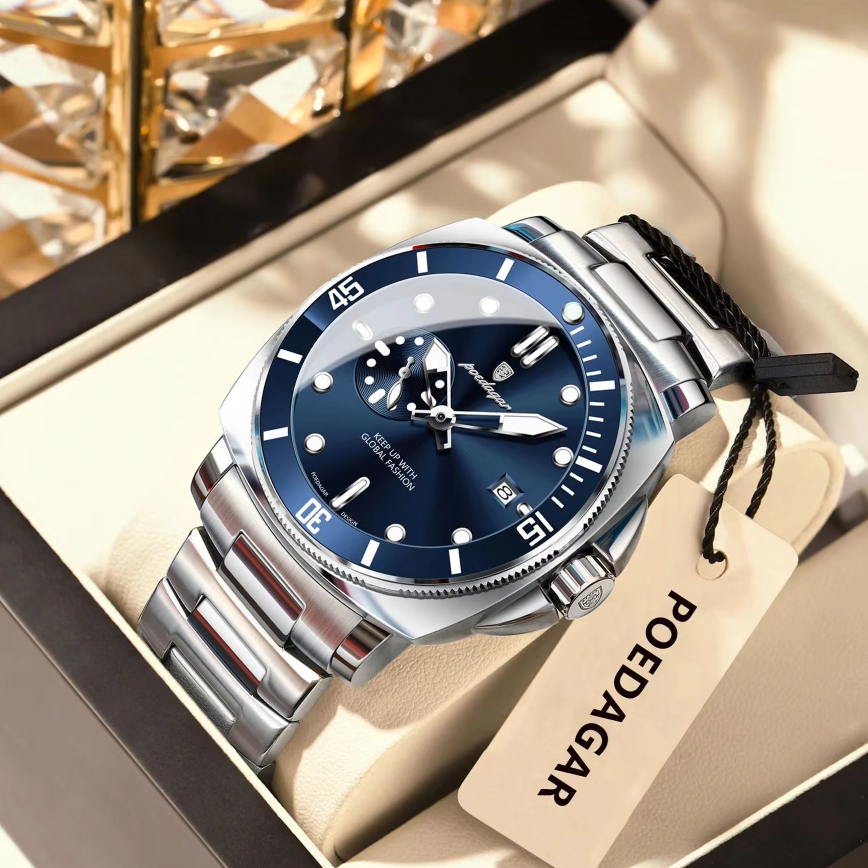 POEDAGAR haut à la mode montre - Luxury Watch Longines avis et prix