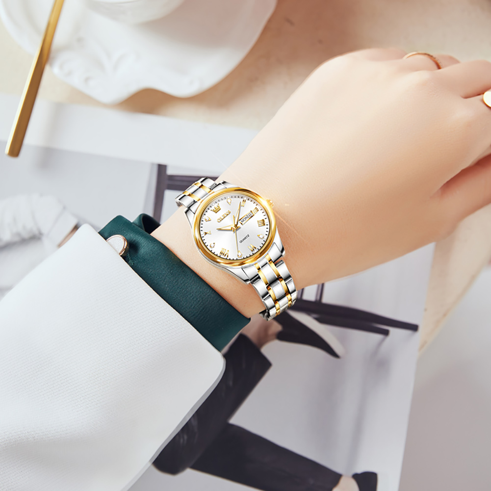OLEVS-Montre à Quartz Étanche  - Luxury Watch Moon Phase avis et prix