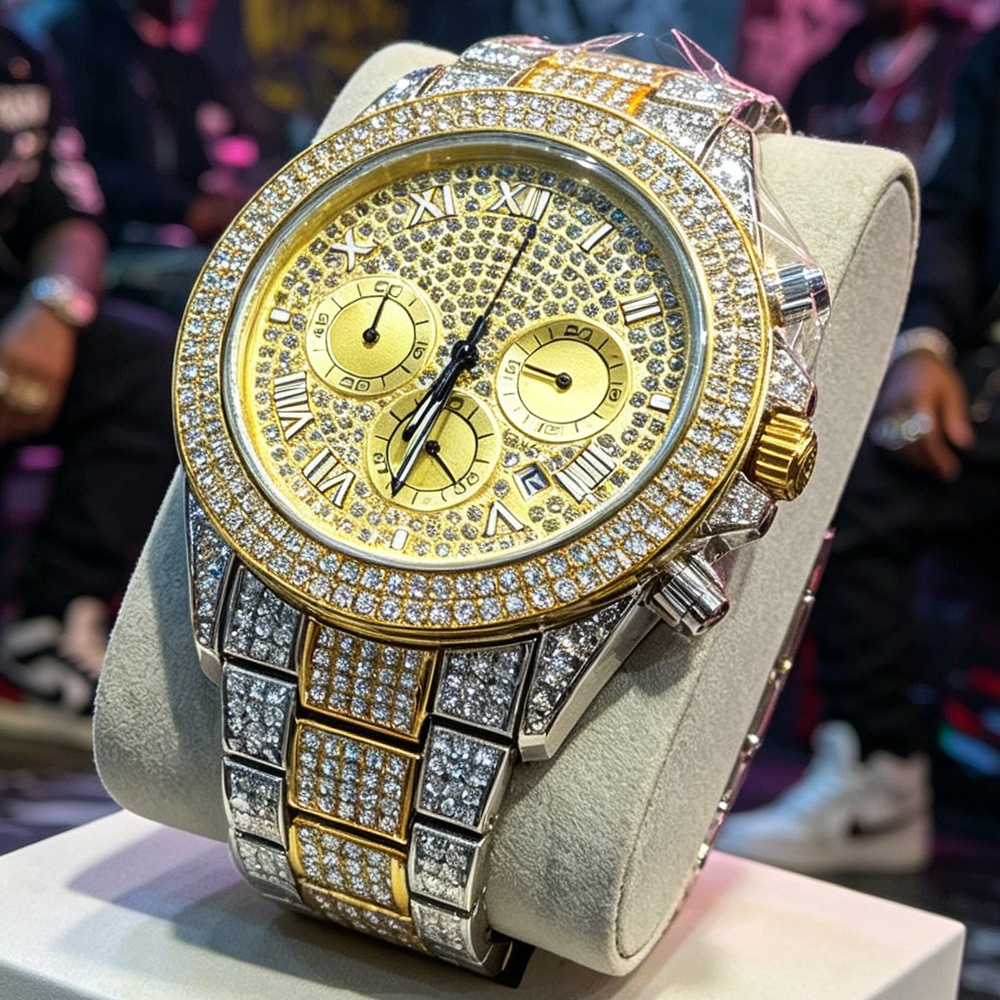 Montre Quartz Homme Hip Hop Bl - Luxury Watch And Jewelry Brand avis et prix