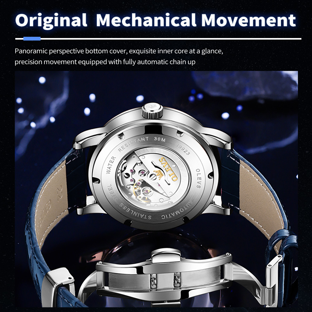 OLEVS 9923 montres mécaniques  - Compass Watch Luxury avis et prix