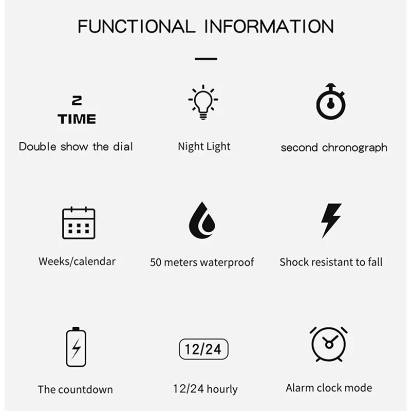 SANDA marque G Style LED montr - Lux Watch avis et prix