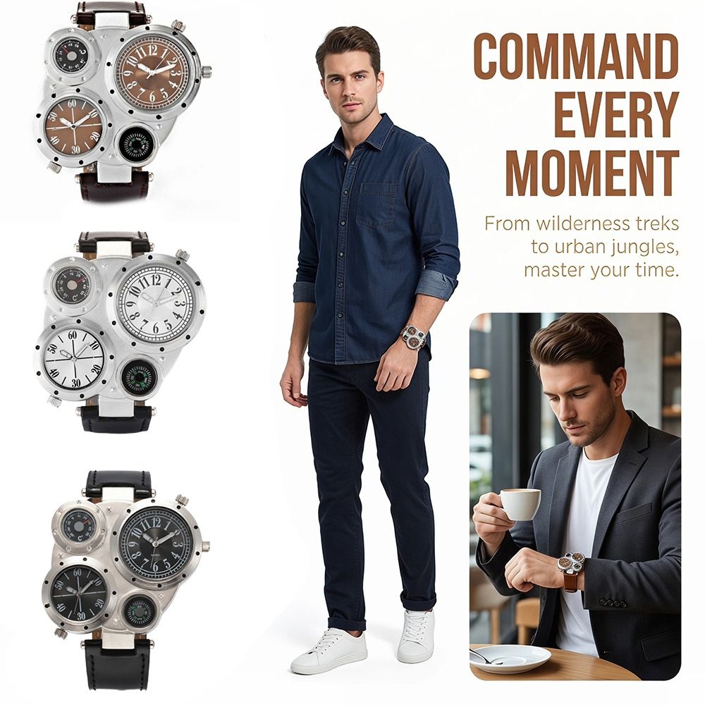 Montre Homme de Luxe à Grand C - Compass Watch Luxury avis et prix