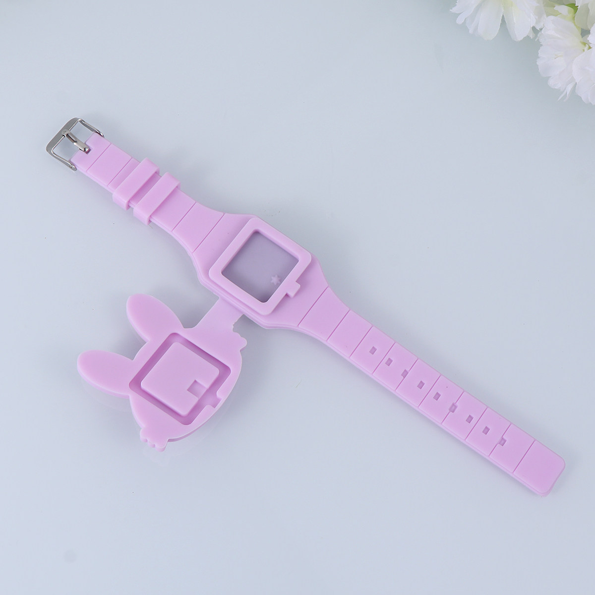 Montre LED en silicone violet  - Luxury Watch Kids avis et prix