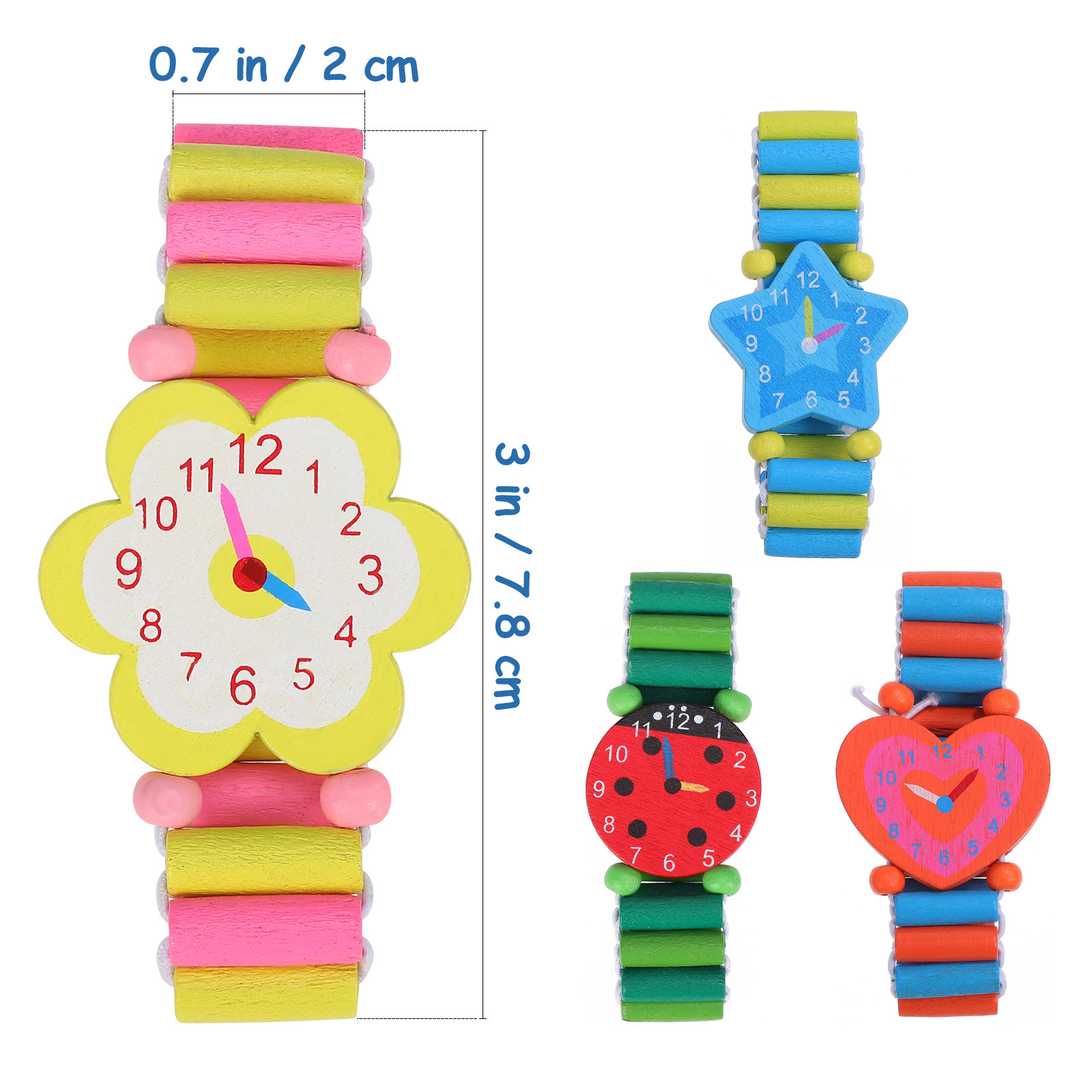 4 montres-bracelets en bois po - Luxury Watch Kids avis et prix