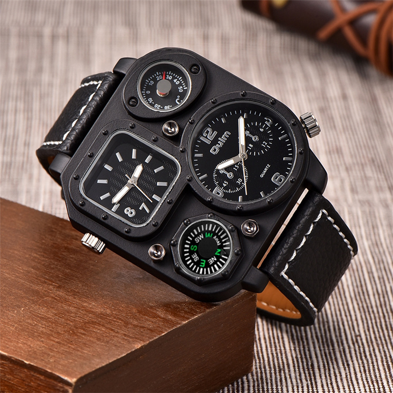 Oulm-Montre-bracelet classique - Compass Watch Luxury avis et prix