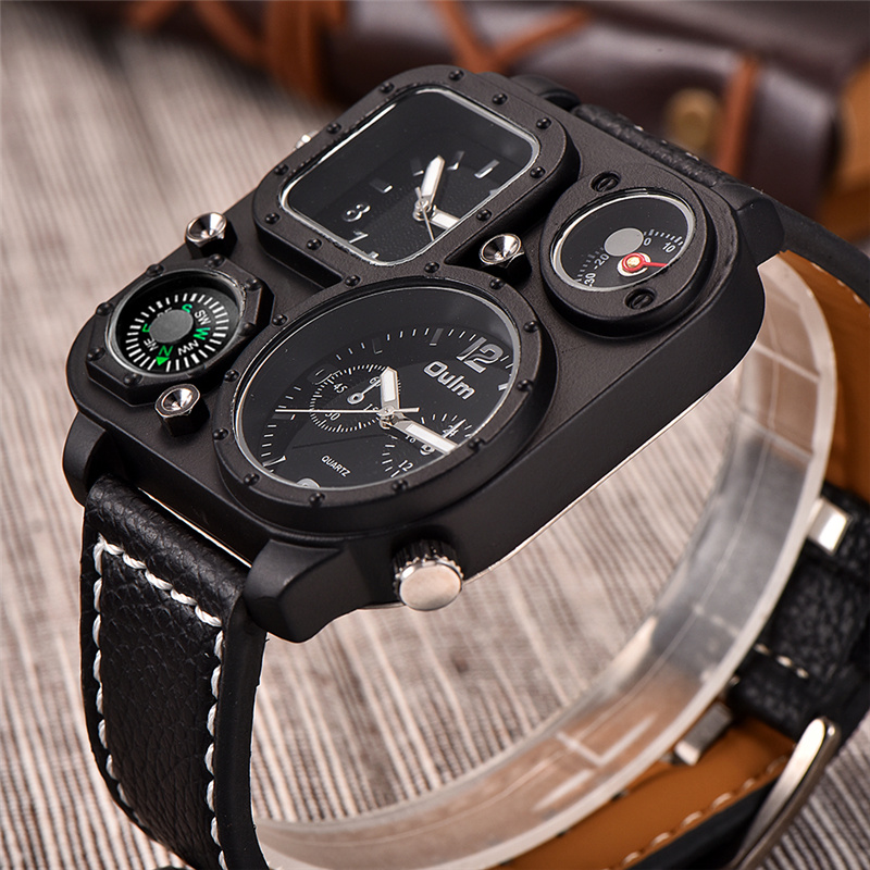 Oulm-Montre-bracelet classique - Compass Watch Luxury avis et prix