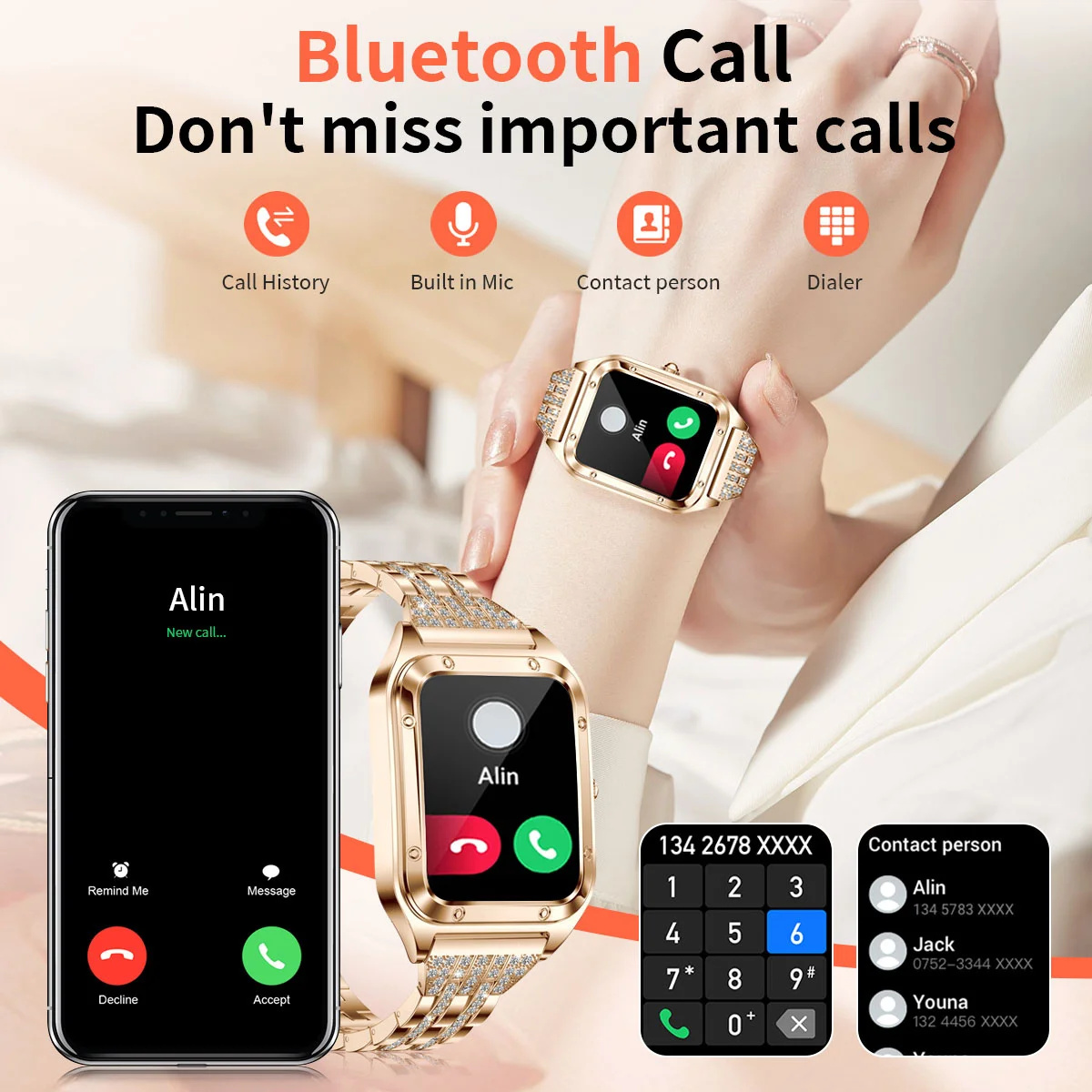 Montre intelligente de luxe po - Compass Watch Luxury avis et prix