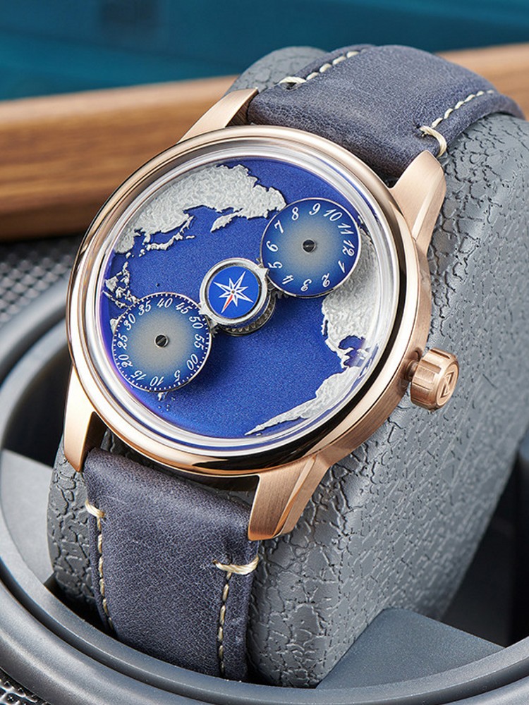Montre-bracelet mécanique auto - Compass Watch Luxury avis et prix