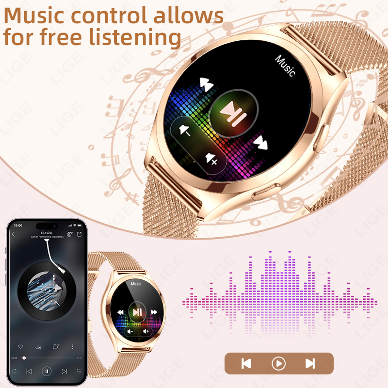 Montre connectée de luxe LIGE  - Compass Watch Luxury avis et prix