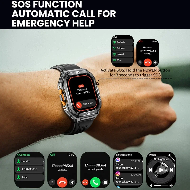 Montre connectée AMOLED de lux - Compass Watch Luxury avis et prix