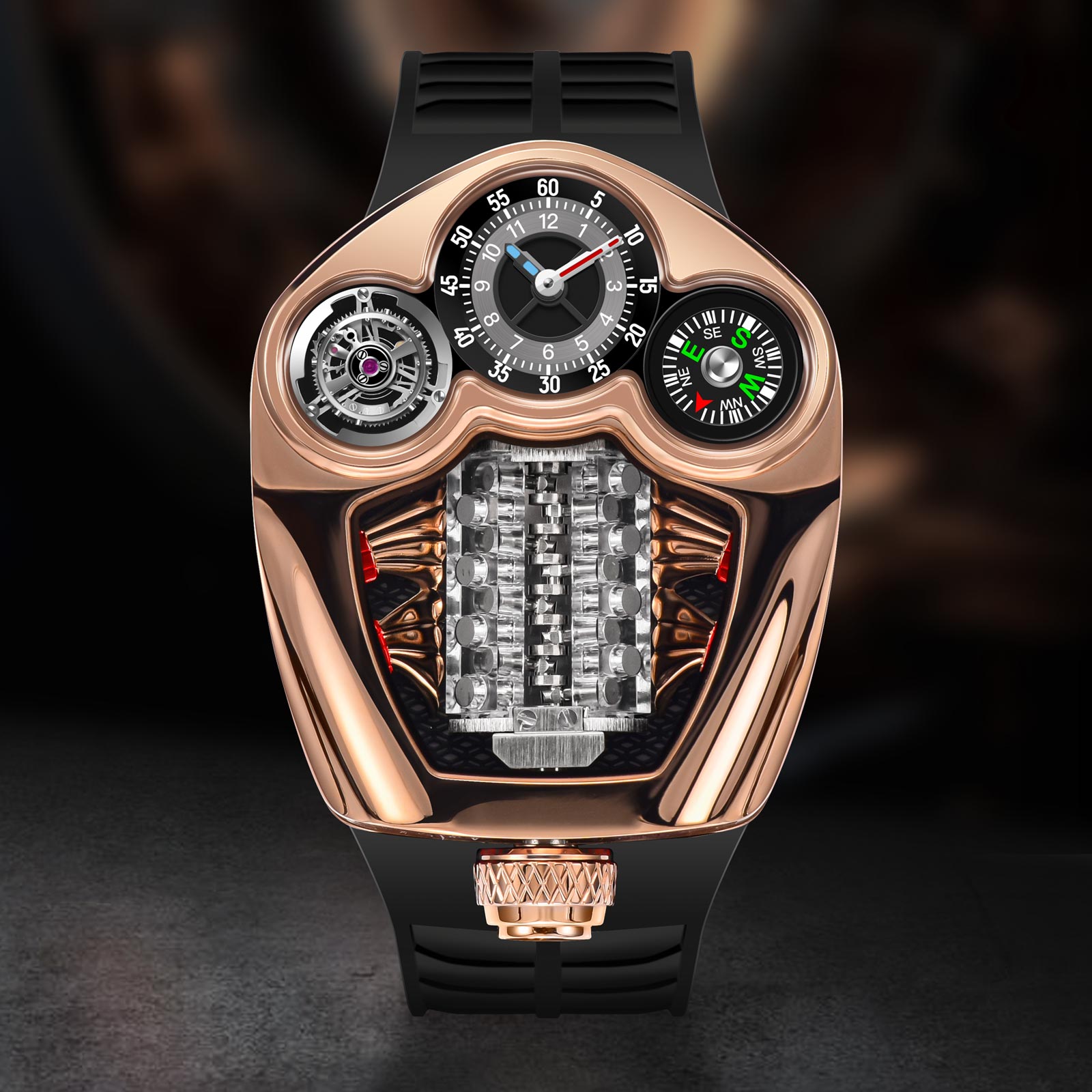 Montre à quartz pour homme PIN - Compass Watch Luxury avis et prix